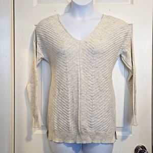 Dynamite, deep v-neck, soft, knit sweater. Size P/S.